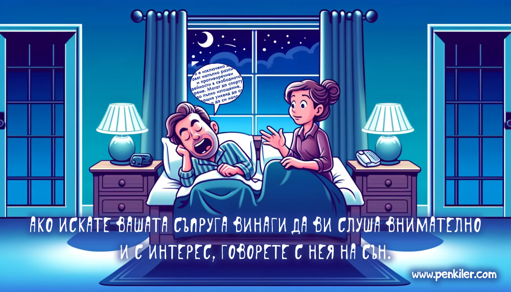 Разговор със съпругата