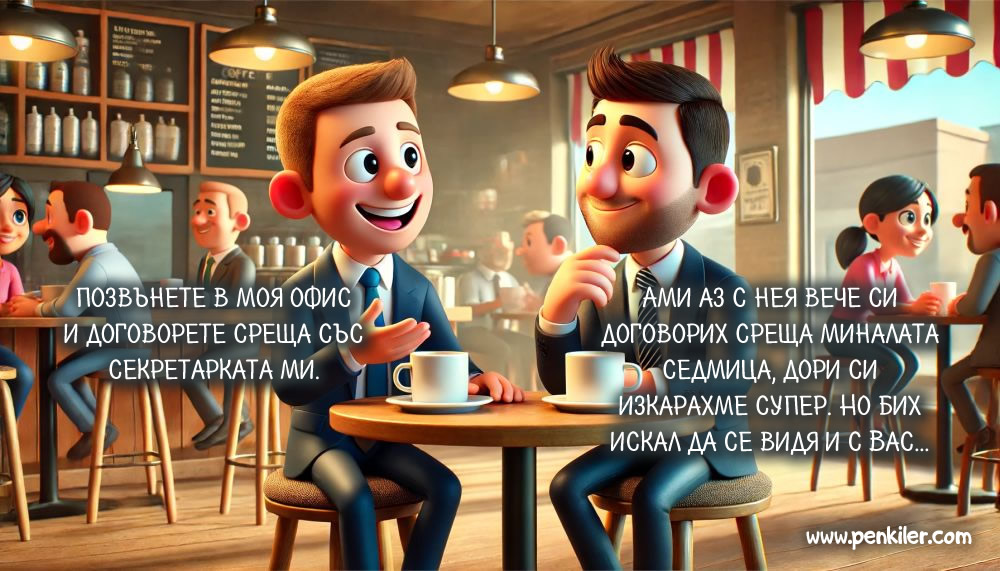 Среща с ... шефа