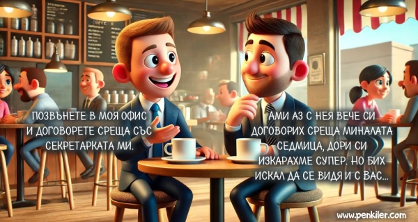 Среща с ... шефа