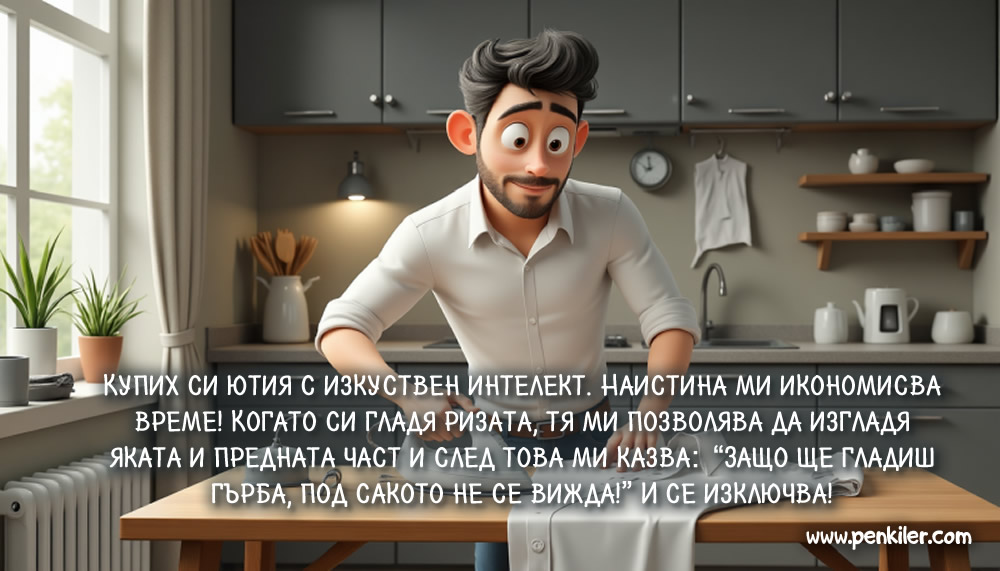 Изкуственият интелект пести време!